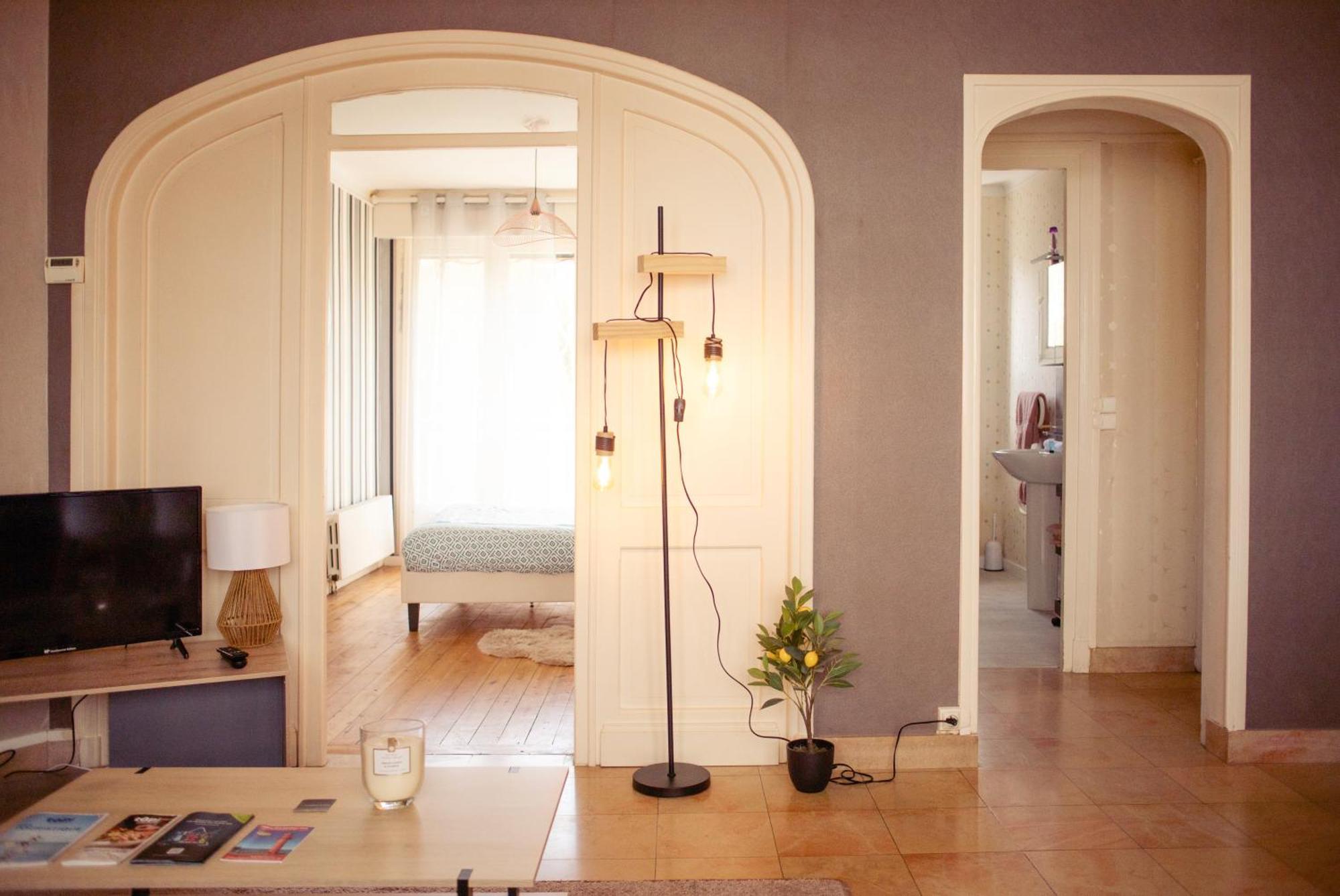 Spa , Jardin 250M2 Et Appartement Cosy De 60 M2 Au Centre Boulogne-sur-Mer Bagian luar foto